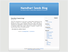 Tablet Screenshot of blog.namdhariseeds.com